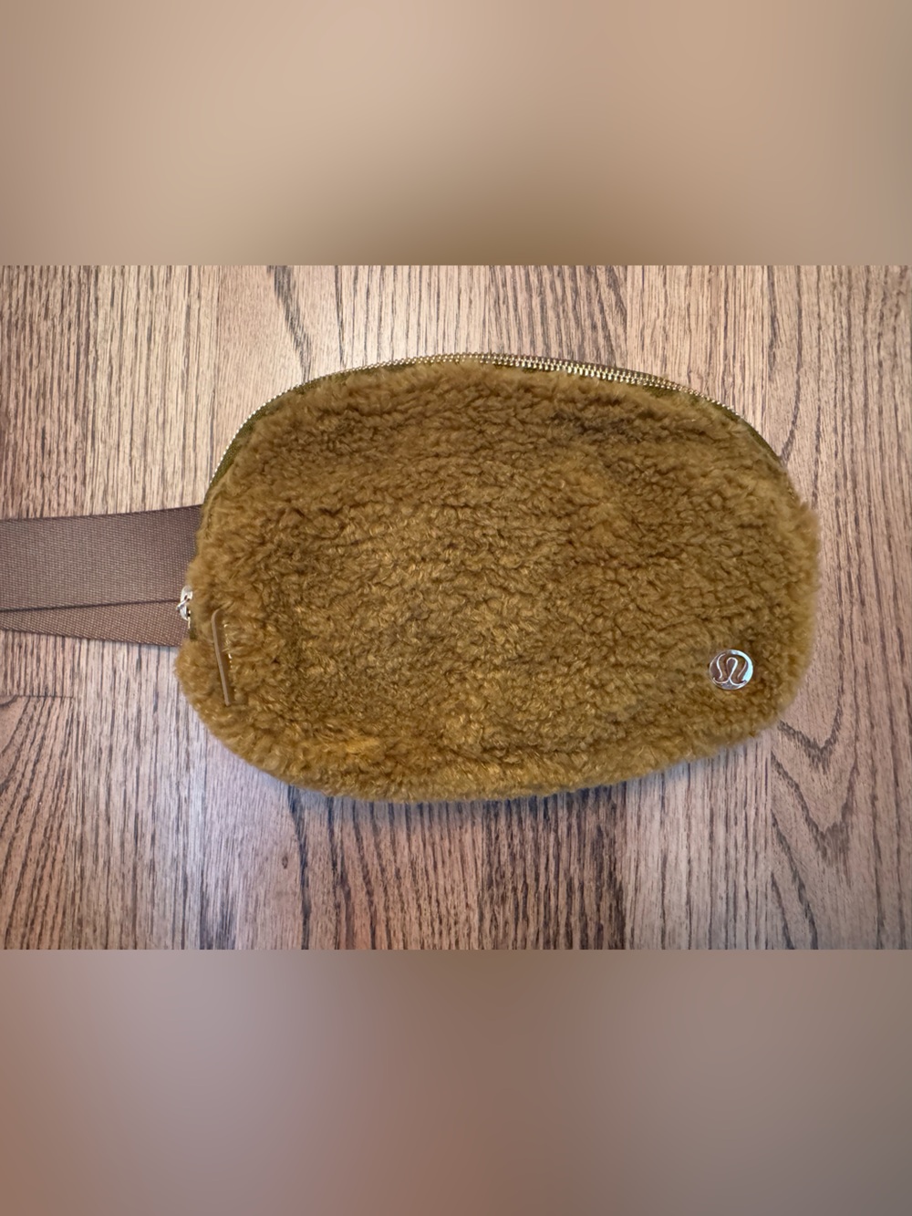 Sherpa lululemon Fuzzy Crossbody Bag - Caramel Brown